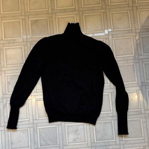 Ralph Lauren women’s wool Black Turtleneck Sweater-medium (smaller side )